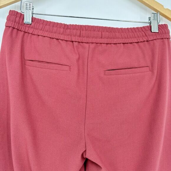 Banana Republic Suit Pants Women's Santa Fe Red Size X Small Pull On Drawstring - Picture 4 of 9